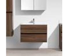 STANO Mueble lavabo + lavabo 80cm MONTADO SIENA NOGAL - STANO