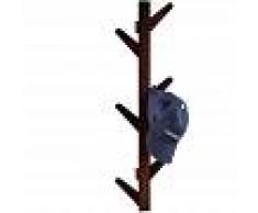 RELAXDAYS Perchero Pared con 6 Ganchos, Colgador Ropa, Toallero Árbol,