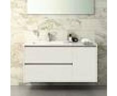 STANO Conjunto TAGUS, Mueble de lavabo 120cm, espejo, aplique led y columna