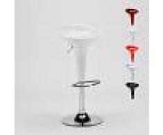 SUPERSTOOL Taburete bar y cocina ajustable giratorio diseño moderno SAN FRANCISCO