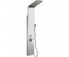 OOBEST Panel de Ducha de Acero Inoxidable,5 en 1 Columna Hidromasaje,Cabeza de