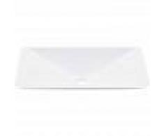 vidaXL Lavabo 60x38x10 cm resina mineral/marmol blanco (no se puede
