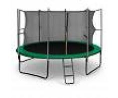 Klarfit Rocketstart 366 Cama elástica Trampolin 366cm Red de seguridad