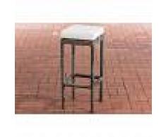 CLP Taburete Outdoor Alia 5mm Redondo/gris moteado Blanco beige - CLP