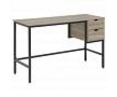 BELIANI Escritorio marrón claro 120x48 cm con 2 cajones GRANT - BELIANI