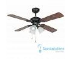FARO Ventilador de techo Faro Barcelona 33102 LISBOA marron oscuro