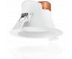 ROBLAN Downlight led empotrable Roblan blanco de 7W . Luz cálida ALLINR2435BC