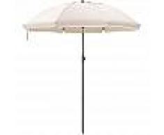 SONGMICS Parasol de 2m de Diámetro de Arco, Sombrilla, Protección Solar, Capota
