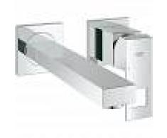 GROHE Mezclador de lavabo de pared tamaño S Grohe Eurocube 23447000 Cromo