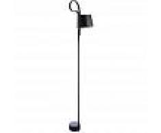 GREENICE Lámpara Suelo "Rope Trick" Stefan Diez Negro _ Negro LED 10W 410Lm