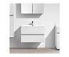 STANO Mueble lavabo + lavabo 80cm MONTADO SIENA BLANCO LACADO - STANO