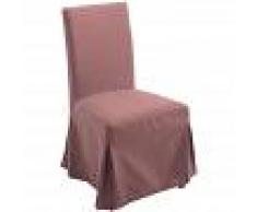 TIMWOOD EXPERIENCE Silla de Comedor Hussel con Funda de Tela Extraíble Marrón - TIMWOOD