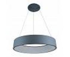 BARCELONA LED Lámpara colgante LED "ONCAMO" 36W Gris - BARCELONA LED