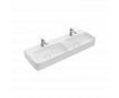 VILLEROY & BOCH Lavabo doble de Villeroy y Boch Finion 4139DC 1300x470mm, rebosadero