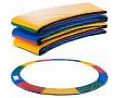 Arebos Almohadillas de seguridad Cojín Trampolín 366cm Multicolor