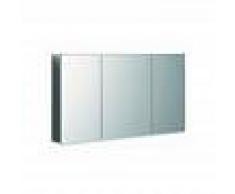 GEBERIT Armario con espejo Geberit Option Plus con iluminación, tres puertas,