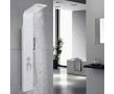 OOBEST Panel de Ducha de Acero Inoxidable,5 en 1 Columna Hidromasaje,Cabeza de