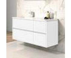STANO Mueble de Lavabo suspendido TUELA - 120 cm de ancho BLANCO - STANO