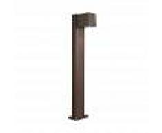 QAZQA Moderno Lámpara de pie industrial de pie marrón óxido 65 cm IP44
