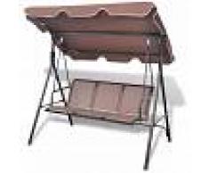 VIDAXL Columpio para el jardin, color cafe - VIDAXL