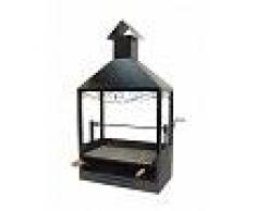 IMEX-EL ZORRO IMEX-71507 Cajon barbacoa para obra con elevador y parrilla inox