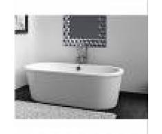 SANYCCES Bañera de hidromasaje ovalada LOFT blanca SANYCCES