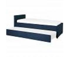 BELIANI Cama nido con somier azul oscuro 90x200 cm MARMANDE - BELIANI