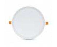 BARCELONA LED Placa downlight LED circular empotrable de diámetro ajustable 20W