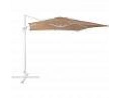 BELIANI Sombrilla de jardín 250x250x235 cm beige arena MONZA - BELIANI