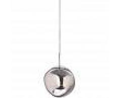 LUMINECA Lámpara de techo de vidrio plata, 28x166 cm - 50231021670613 - Lumineca