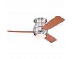 WESTINGHOUSE Ventilador Westinghouse Halley 72181 - 112 cm, Acabado Niquel Cepillado
