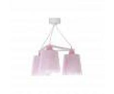DALBER LÁMPARA 3 LUCES VICHY Color Rosa - DALBER