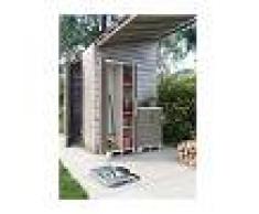 KETER Armario Resina Jardin Keter Wood Alto Con Baldas