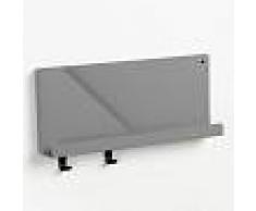 SKLUM Estante de Pared en Acero Möhni S Mate Acero Gris