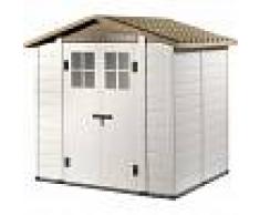 GARDIUN Caseta de Resina Garofalo Tuscany Evo 200 Blanco/Beige 220x181x216 cm