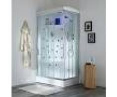 KIAMAMI VALENTINA CABINA DE DUCHA MULTIFUNCIÓN IRIS 70X110 IZQUIERDA CON SAUNA - KIAMAMI