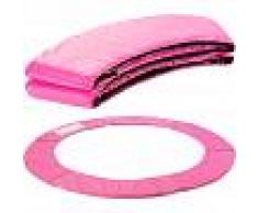 Arebos Almohadillas de seguridad Cojín Trampolín 183 cm rosa