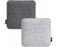 DUNEDESIGN 2 Cojínes Asiento Fieltro Cuadrado 35x35x2,5cm Almohadilla Silla Reposo
