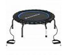 SONGMICS Mini Fitness-Trampolin, 96cm Durchmesser, Faltbares Indoor-Trampolin,