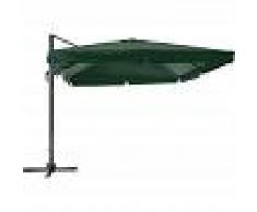 TECTAKE Parasol Cinzia - parasol excéntrico de jardín, sombrilla metálica para