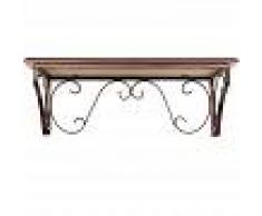 INSMA Estante de pared flotante retro vintage Credenza de madera