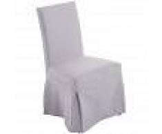 TIMWOOD EXPERIENCE Silla de Comedor Hussel con Funda de Tela Extraíble Gris - TIMWOOD