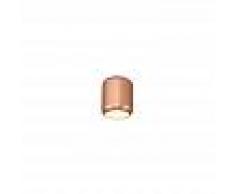 HOMEMANIA Lampara de Techo Era II Plafon - Cilindrica - de Pared - Oro Rosa en