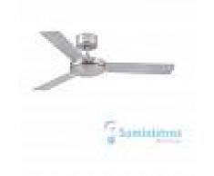 FARO Ventilador de techo Faro Barcelona 33604 MINI MALLORCA gris