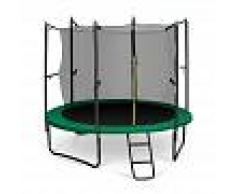 Klarfit Rocketstart 250 Cama elástica Trampolin 250cm Red de seguridad