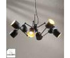 LAMPENWELT Lámpara colgante LED Morik de 8 brazos, Easydim - LAMPENWELT