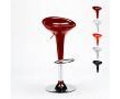SUPERSTOOL Taburete bar y cocina ajustable giratorio diseño moderno SAN FRANCISCO