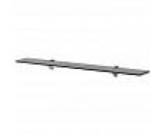 VIDAXL Estante flotante de cristal 80x10 cm 8 mm - VIDAXL
