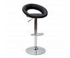 MILIBOO Taburete de bar diseño negro NEWTON - MILIBOO