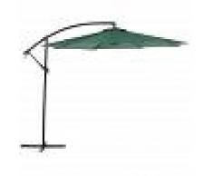 BELIANI Sombrilla de jardín Ø300 cm verde RAVENNA - BELIANI